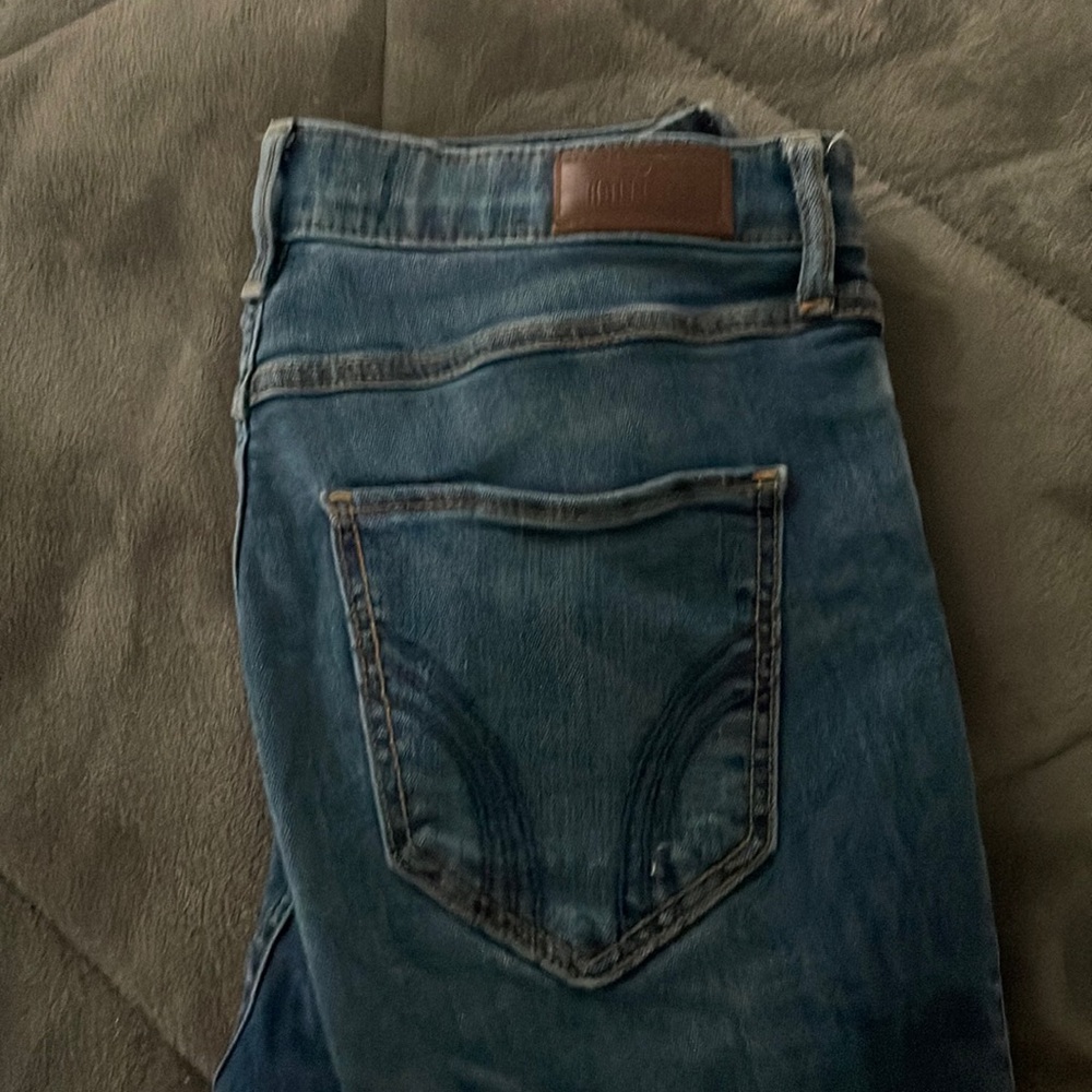 Hollister Blue Jeans with holes
